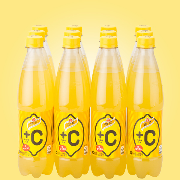 怡泉 c柠檬汽水500ml*12瓶 可口可乐补充维生素c