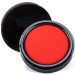 Comix/齐心速干印台 小中大号红色塑壳圆形印台印泥 财务办公用品