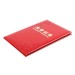 齐心C4592 C4594 绒面荣誉证书纸面B5 B6红色 单本装
