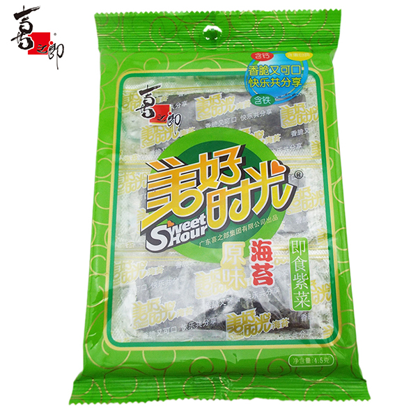 喜之郎美好时光海苔原味 4.5g/袋*5袋