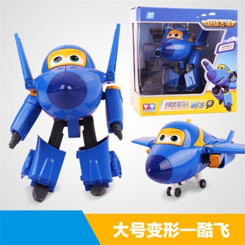 奥迪双钻超级飞侠710230 大号变形机器人酷飞 可变身玩具