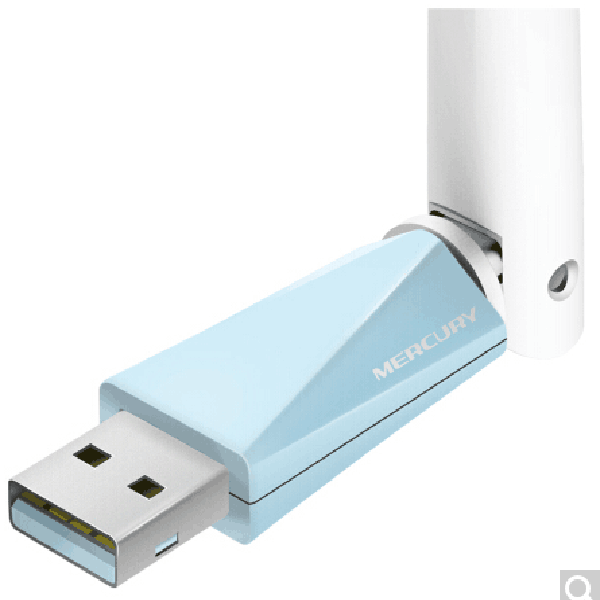 水星（MERCURY）MW150UH免驱版 外置天线USB无线网卡 智能自动安装随身wifi接收器