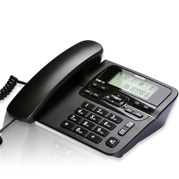 Philips飞利浦 来电显示电话机 固定电话 座机 商务办公 免电池