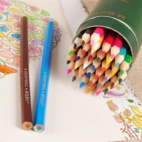 晨光文具 创意儿童彩色铅笔36色铅笔筒装绘图画画涂鸦笔