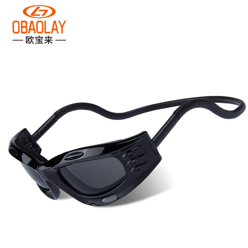 OBAOLAY/欧宝来 SP0901跑步骑行眼镜 防紫外线磁扣眼镜