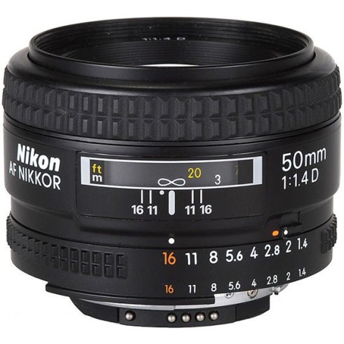 尼康nikon 全画幅镜头 标准定焦镜头 af 50mm f/1.4d镜头