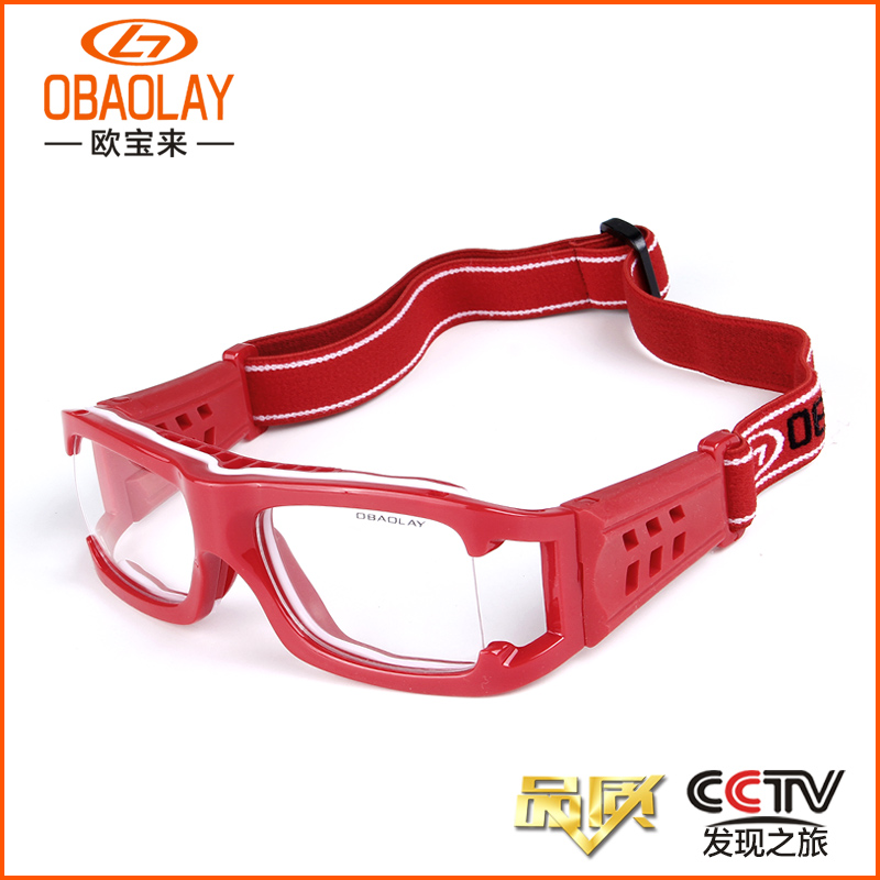 欧宝来篮球护目眼镜 专业高清防爆眼镜 户外运动专用防护眼镜