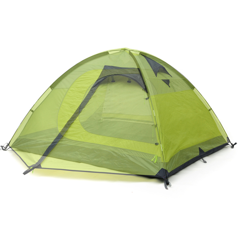 自游人 派塔双层三人双开门露营帐篷 TM1215 透气性好防虫性能佳
