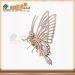 四联玩具木质动物拼图3D立体亲子益智玩具手工DIY模型小蝴蝶 10个