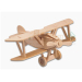 信天翁飞机四联玩具儿童益智 3D立体DIY木制仿真拼装模型10个