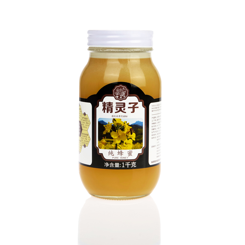 重庆蜂谷美地生态纯蜂蜜 1000g 精灵子 零添加