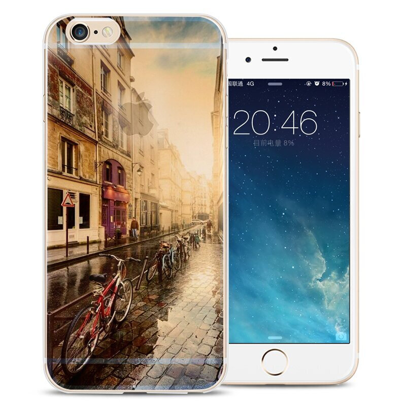 XIMU 苹果手机壳 创意风景手机壳 全包硅胶防摔保护套