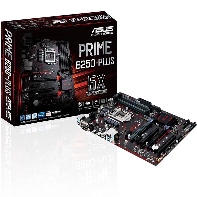 华硕ASUS PRIME B250-PLUS 电脑主板 散热性能佳