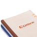 齐心Comix12本混色装A5 40页 记事本软抄本无线笔记本子