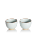 乾唐轩活瓷陶器 暖心杯2个01A054 创意陶瓷复古茶杯