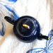 汝道RUDAO 霁蓝美人肩陶瓷茶壶 带过滤孔家用泡茶壶 手工制作
