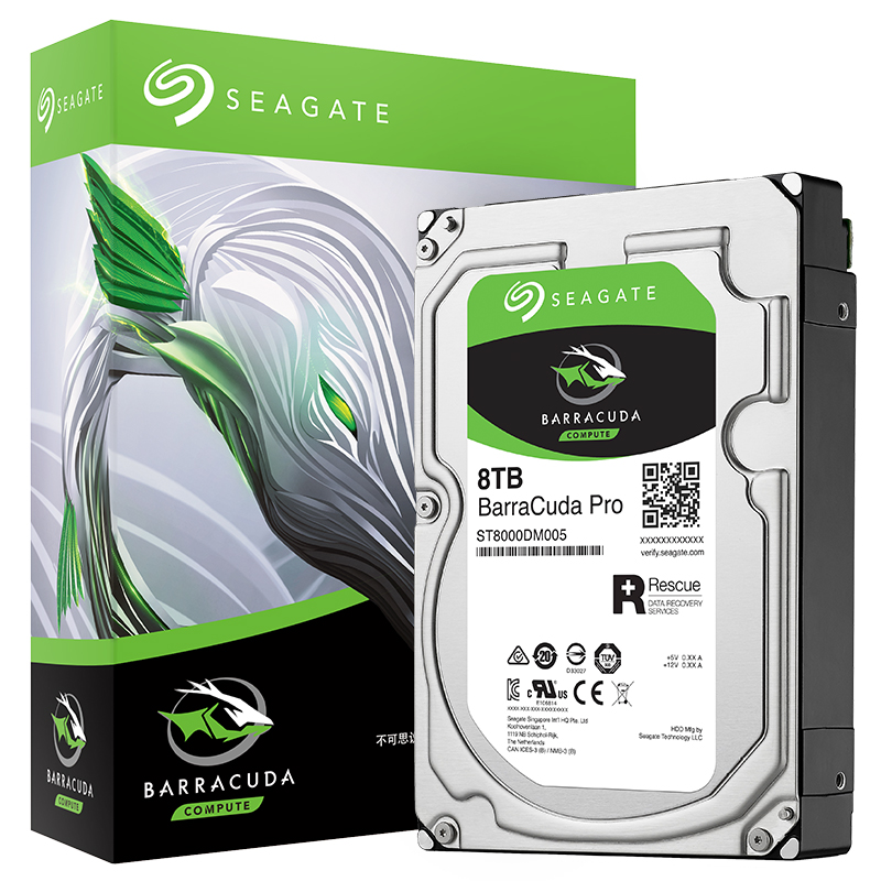 希捷seagate 酷鱼系列6tb 8tb 7200转256m 台式机机械硬盘