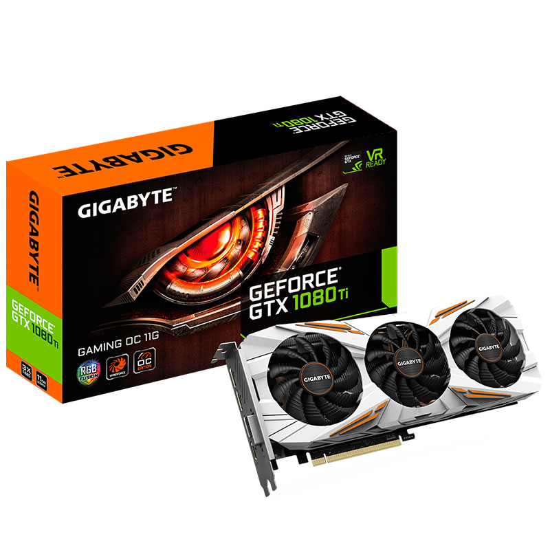 技嘉gigabyte gtx1080ti gaming oc 11g非公版游戏显卡
