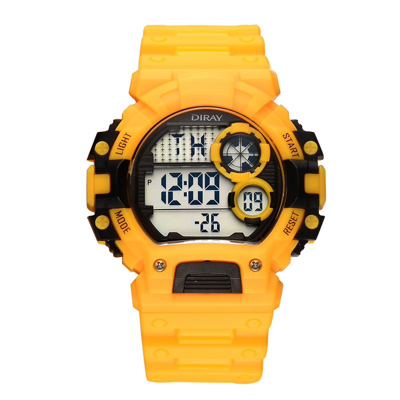 缔瑞科技时尚运动手表DR-335G 轻薄休闲 多功能电子运动手表 