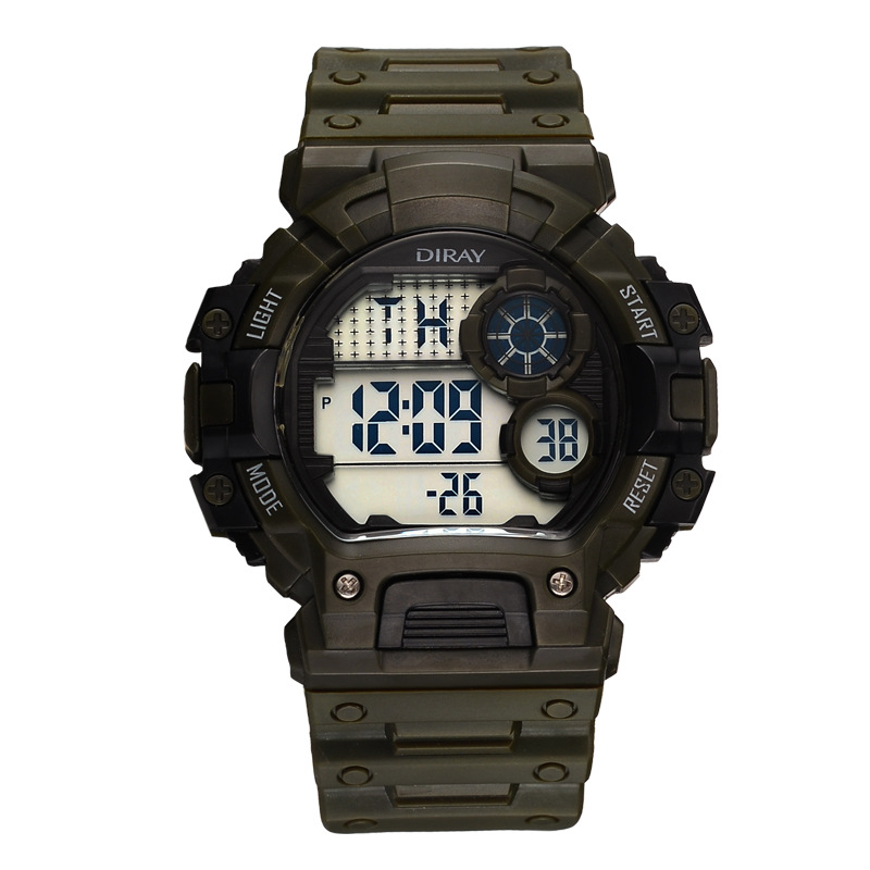缔瑞科技时尚运动手表DR-335G 轻薄休闲 多功能电子运动手表 