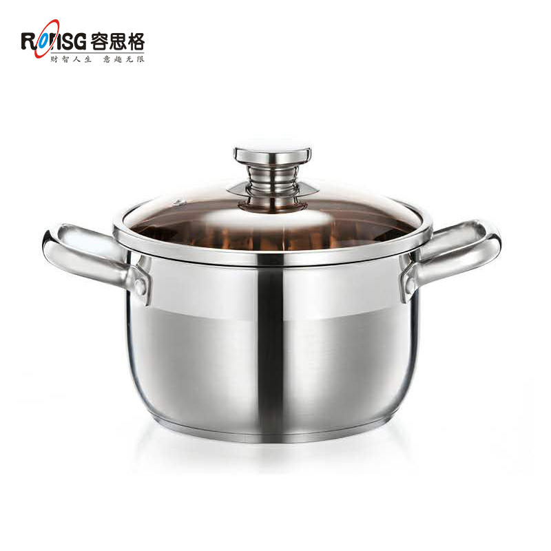 容思格（RONSG）特厚高档汤锅多功能三层复合锅厨房工具不锈钢汤锅
