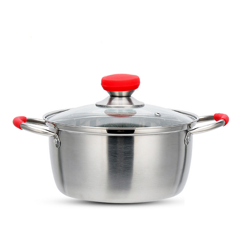 容思格（RONSG）304不锈钢汤锅两用厨房家用锅具 导热快