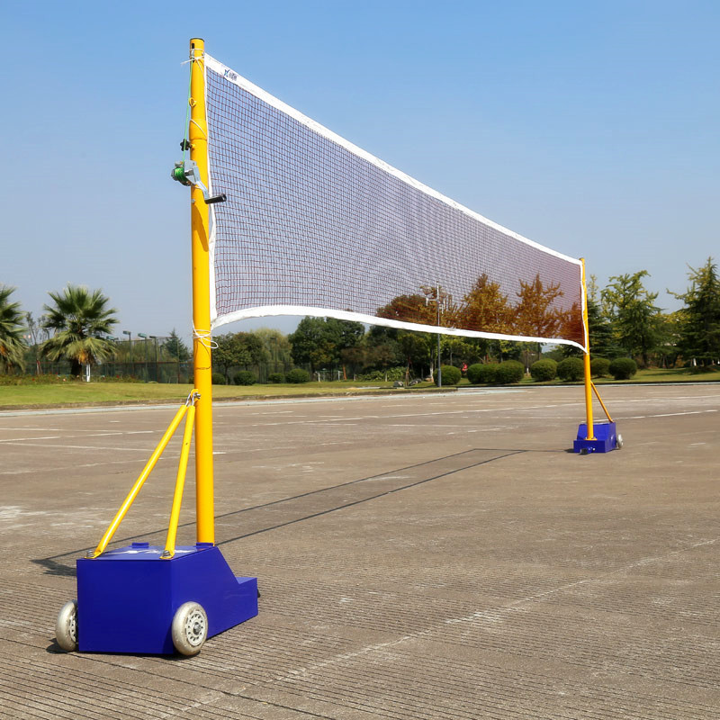 驰诺 配重式移动可调节对功能网架 羽毛球架气排球架