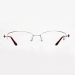 玉山 绿森林系列女士潮款半框钛金属眼镜架YT-A116