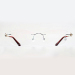 玉山 绿森林系列潮款无边框钛金属眼镜架YT-A118