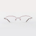 玉山 绿森林系列经典半框钛金属眼镜框YT-A122 亮粉色