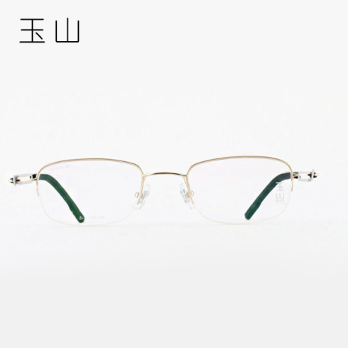 玉山 绿森林系列男款简单舒适钛金属眼镜框YT-A126