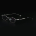 玉山 塔塔加系列半框钛金属眼镜架YT-B608 仿白金