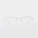 玉山 塔塔加系列经典半框眼镜架YT-B610 仿白金