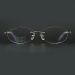 玉山 塔塔加系列男士潮流无边框钛金属眼镜框YT-B617