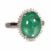 尚玉珠宝 祖母绿戒指 可见天然包体 简约大气造型