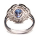 尚玉珠宝 原石打磨 伴镶钻石 奢华大气 蓝宝石戒指