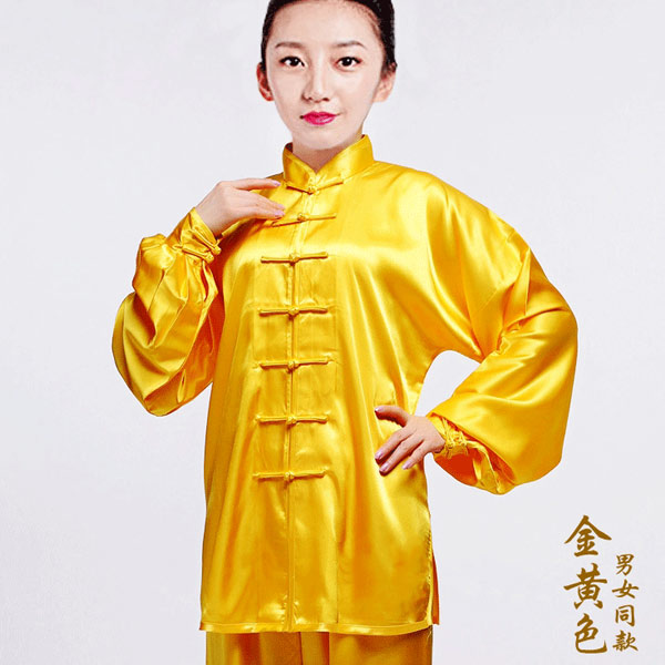 真丝男女款太极服 中国风太极拳武术服 易洗 吸水性强