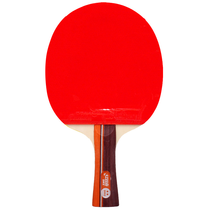 红双喜 DHS 2只装乒乓球拍 对装成品拍双面反胶加厚底板对拍组合装