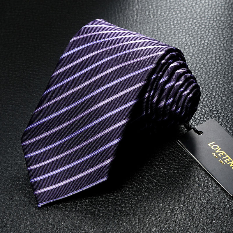 LOVETENO商务领带 男士时尚正装领带 抗皱易打理