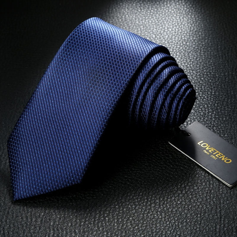 LOVETENO男士商务领带 抗皱易打理正装领带 