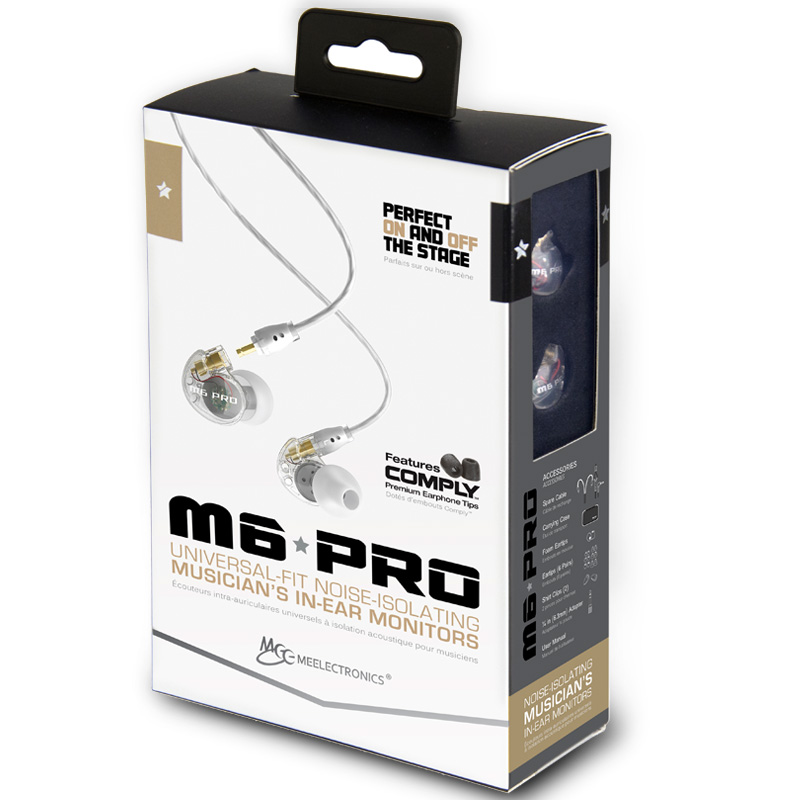 MEEaudio 舞台监听耳机M6Pro 高度还原人声 可拆卸线缆设计