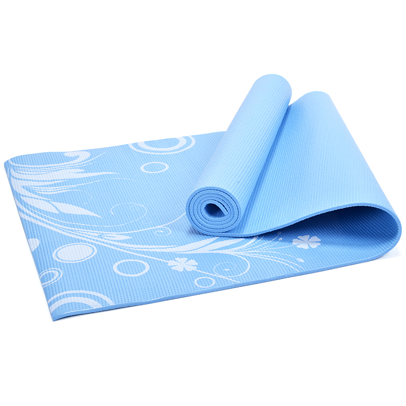威耐尔6mm印花瑜伽垫PVC健身垫初学者花色防滑毯运动软垫