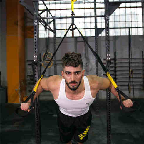 悬挂式训练带拉力绳 健身器材家用 全阻力训练健身绳