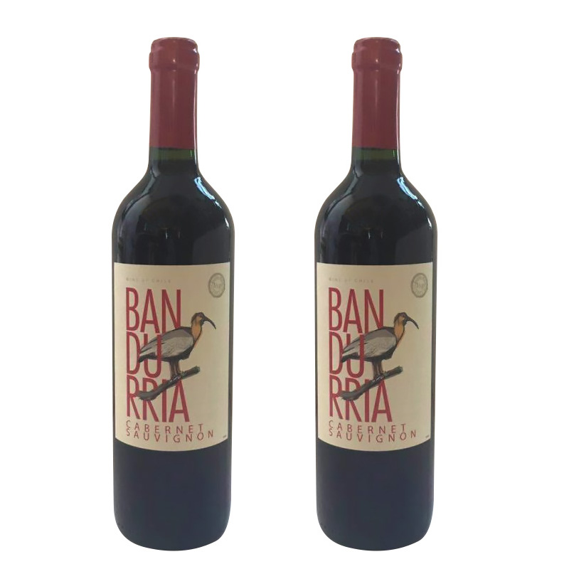 智翔赤霞珠干红葡萄酒 750ml*2瓶 口感醇厚