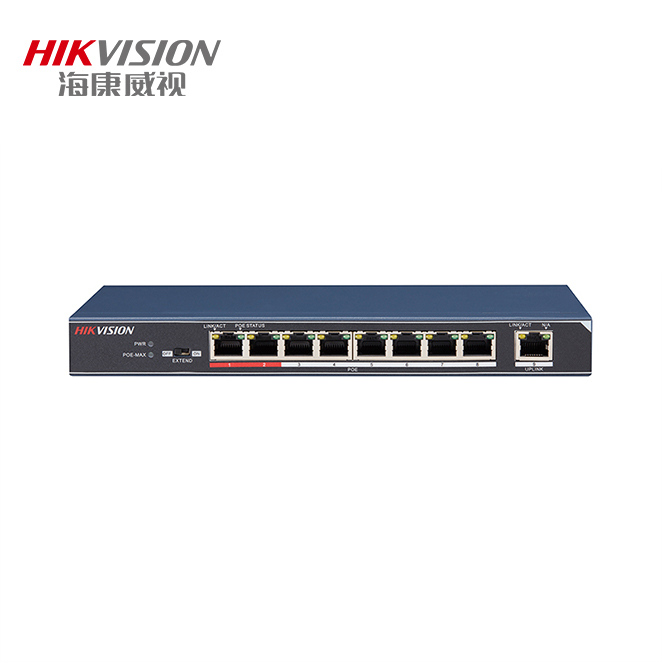 海康威视 网络监控交换机 百兆非网管级交换机