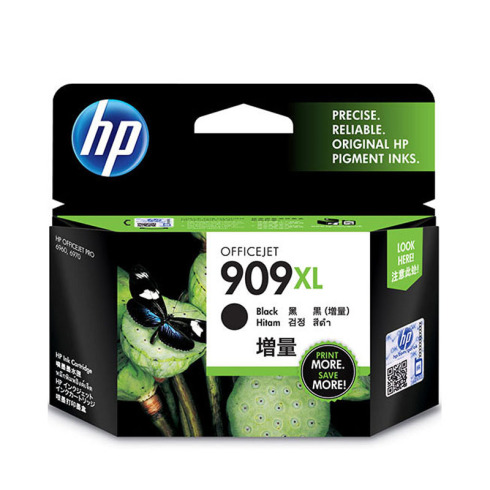 惠普HP T6M21AA 909XL 黑色墨盒 原装品质 绿色环保