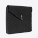 圣罗兰/Yves Saint laurent LOULOU Y字形提花缝合真皮 黑色公文包文件包