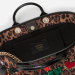 杜嘉班纳/Dolce＆Gabbang印花面料拼饰和设计有鬣蜥蜴皮印花小牛皮饰边的CAPRI手提包