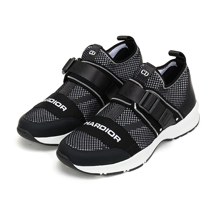 迪奥/Dior 男士织物运动鞋 黑色 3SN219 YAF