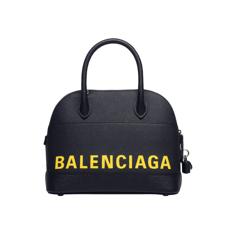 巴黎世家/Balenciaga 小号手绘Balenciaga品牌标识小牛皮手袋